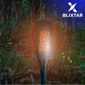 Lampa Solarna Pochodnia LED Flame 33 LED – Efekt Tańczącego Płomienia (3 szt.)